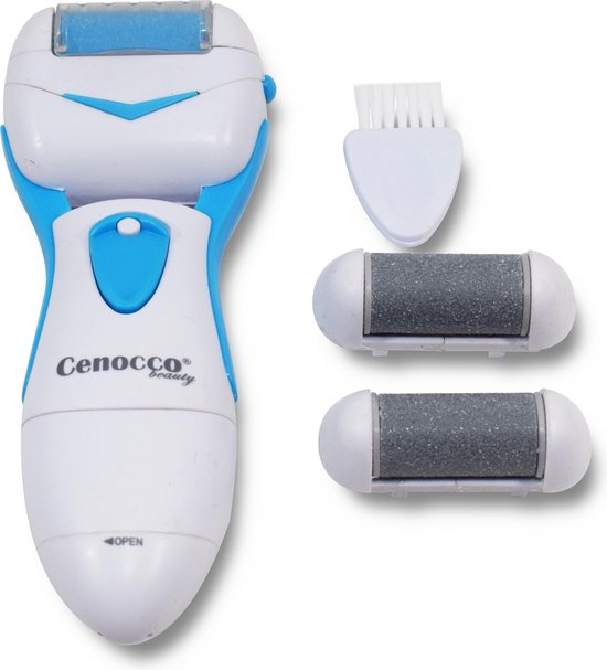 Cenocco Beauty Eeltverwijderaar Wet&Dry Elektronisch– CC-9019 – 360 ° Rotatie Voor Zijdezachte Voeten – Waterproof