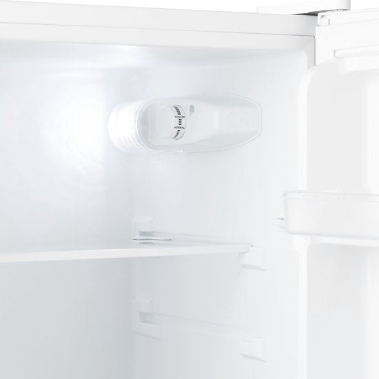 Inventum KK471W tafelmodel koelkast energiezuinig - 93 liter - Zonder vriesvak - 47,5 cm breed - Led-verlichting - Energielabel D - Geschikt voor camper - Vrijstaand - Wit