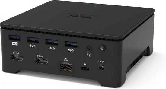 Port Designs 901908-W-EU notebook dock & poortreplicator Bedraad USB 3.2 Gen 1 (3.1 Gen 1) Type-A Zwart