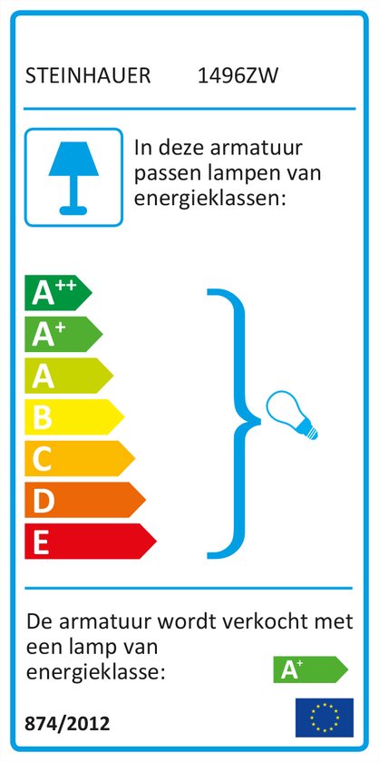 Wandlamp Steinhauer Buitenlampen - Zwart