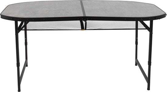 Bo-Camp - Industrieel - Tafel - Northgate - Ovaal - Koffermodel - 150x80 cm