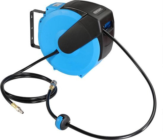 Monzana Automatische Persluchtslanghaspel - 20m - 1/4" Aansluiting