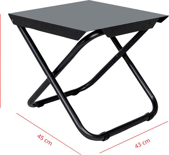 Crespo - Bijzettafel - AP/290 - 43x45 cm - Zwart