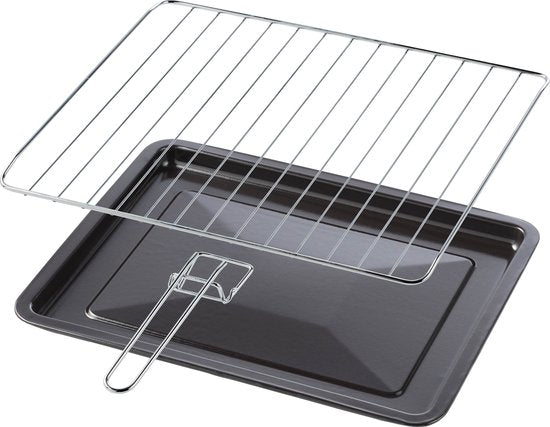 Tomado TEO4500S - Vrijstaande oven - 45 Liter - 2000 Watt - Hetelucht - 3 insteekniveau's - Zilver