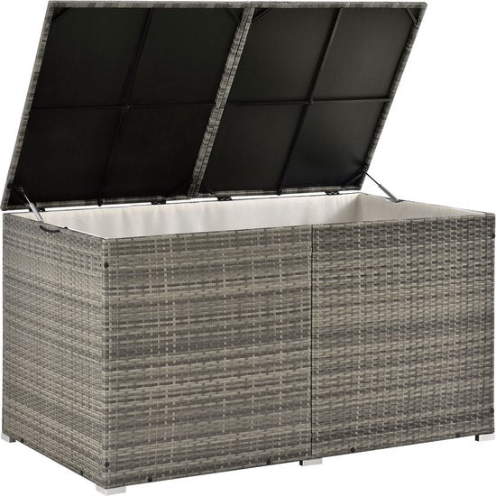 Opbergbox 950 ltr met deksel en binnenzeil