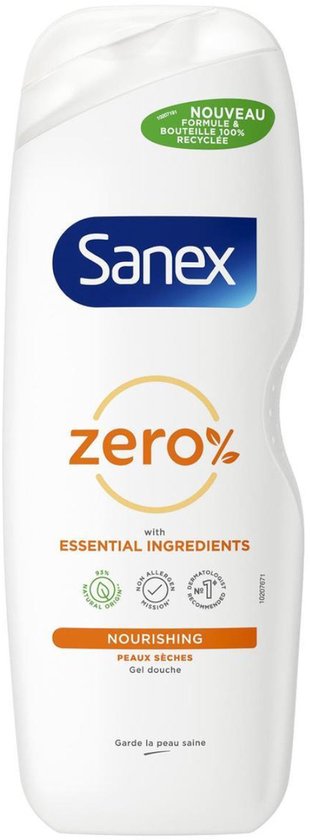 Sanex - Zero% - Voedende - Douchegel - 725ml - Droge huid