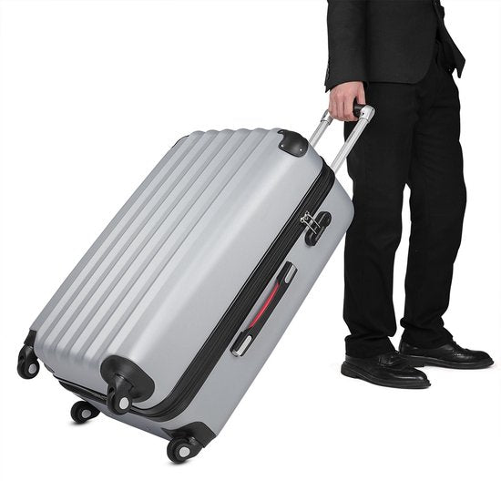 Monzana Hard case koffer Baseline XL Zilver