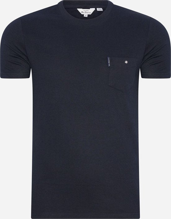 Ben Sherman Signature zak t-shirt - donker marineblauw - Maat S