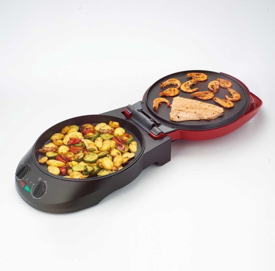 Ariete 908 1pizza('s) Zwart, Rood pizzamaker en -oven