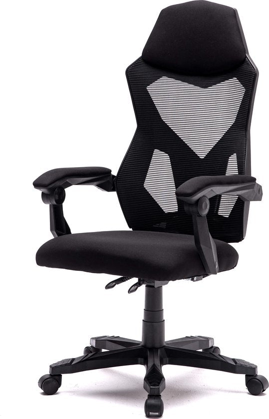 Bureaustoel Fresno - gamestoel - zwart