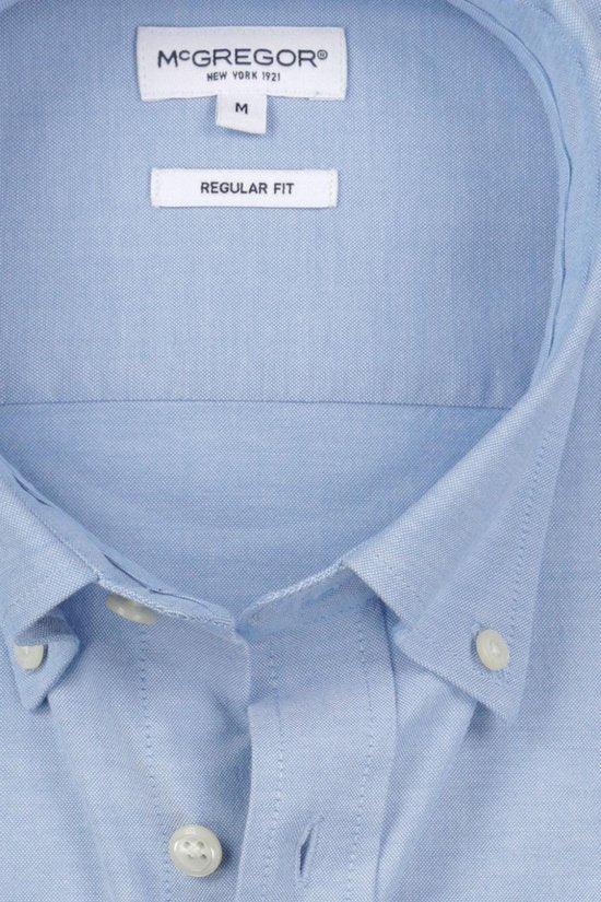 McGregor Overhemd Oxford Stretch Mm999 6001 01 2001 Lichtblauw Mannen Maat - M