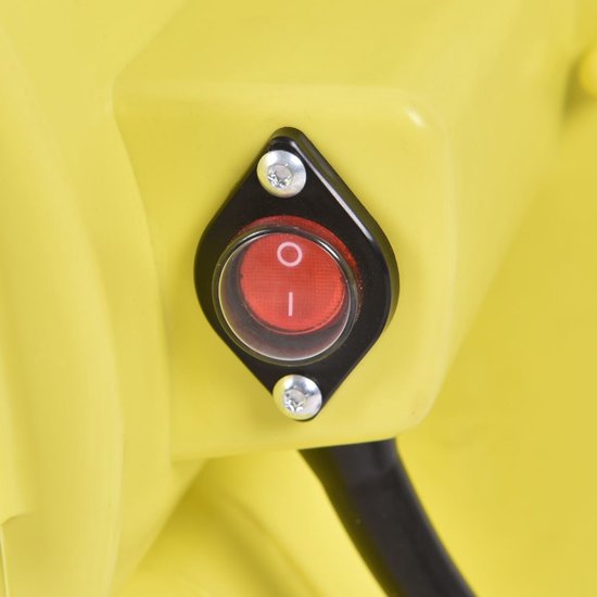 Coast Luchtblazer/Luchtpomp - 350W - Centrifugaalventilator/Centrifugaalblazer - Geel
