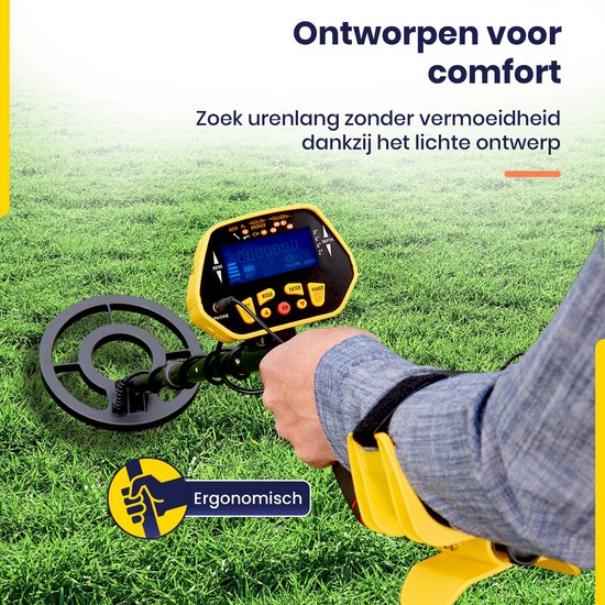 ODESSEY Metaaldetector - met Pinpointer - Volwassenen - Kind - Professioneel - Falconer