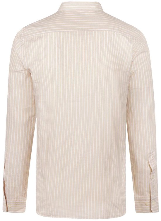 McGregor Striped Cotton Linen Shirt - Cotton/Linnen - XXL