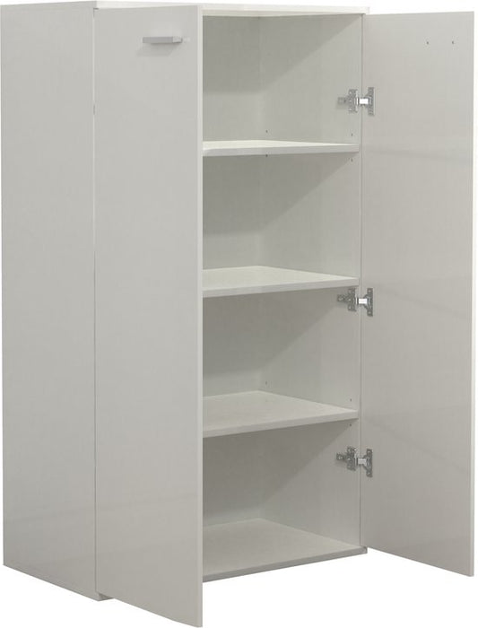 Kledingkast kinderkamer - praktische opbergkast 120 cm hoog 4 opbergvakken