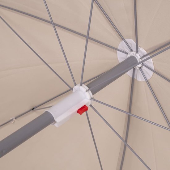 Bo-Camp - Parasol - Met knikarm - Ø 165 cm - Sand