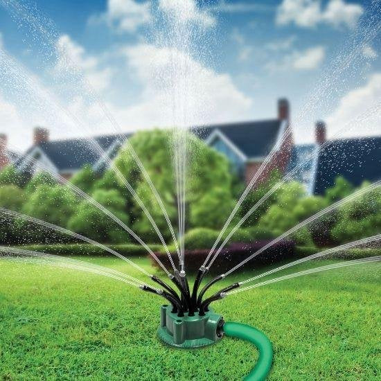 Orange Donkey Flexipoint Tuinsproeier Set – 2-Pack met 24 Flexibele Sproeikoppen – Efficiënte Irrigatie voor Tuin en Gras - Sprinkler Systeem