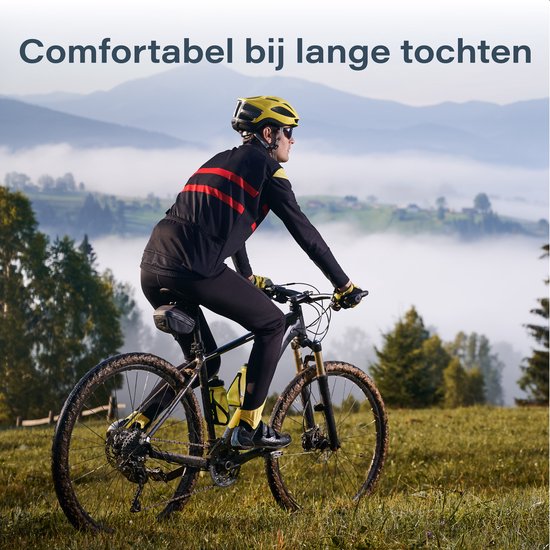 Proskill Fietszadel – Ergonomisch – Waterdicht – Met Vering & Gelvulling
