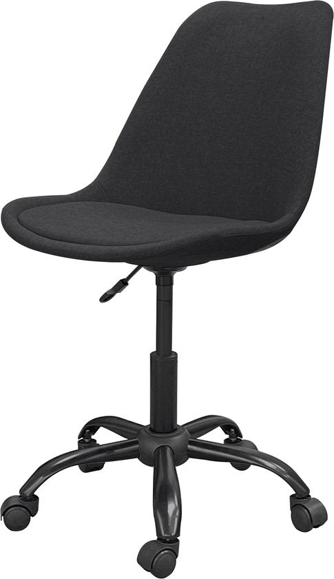 VDD - Bureaustoel - Stoel - Bureaustoelen voor volwassenen - Bureau Stoel - Bureaustoel wieltjes - Bureaustoel zwart - Kuipstoel - Kuipstoelen - Kuipstoel zwart