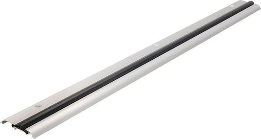 Fixman Tochtstrip - tochtwering - zilver - aluminium - 91 x 8 cm - deur tochtstopper