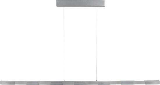 Hanglamp Bloc 3297ST Staal 171 cm Hoogteinstelbaar met Kabel Lift Steinhauer, Modern Design, Dimbaar met Externe Dimmer