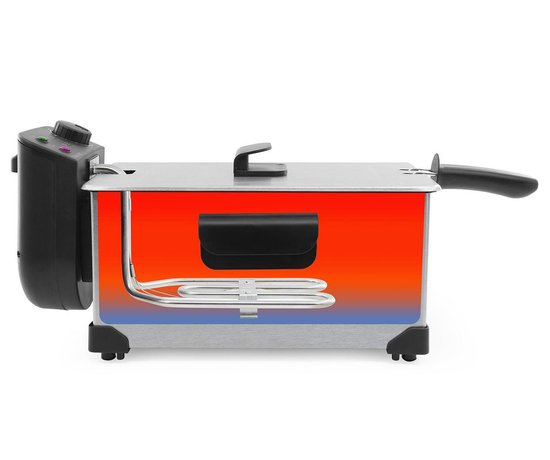 Tomado TDF3001S - Frituurpan - 3 liter inhoud - 2200 Watt - Koude zone friteuse - RVS
