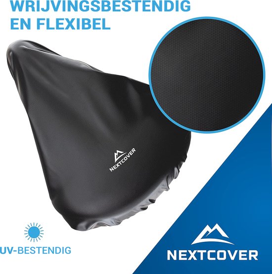 NEXTCOVER® Universele zadelhoes fiets set van 2 - 100% zadelhoes waterdicht - Zadelhoes regen of zonneschijn met UV-bescherming