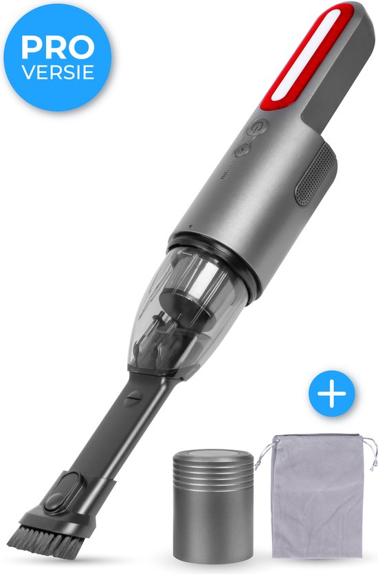 Nuvance - Auto Stofzuiger - 6000Pa - Kruimeldief Snoerloos - Usb Oplaadbaar - Handstofzuiger - Autostofzuiger - Kruimelzuiger - Kruimeldieven