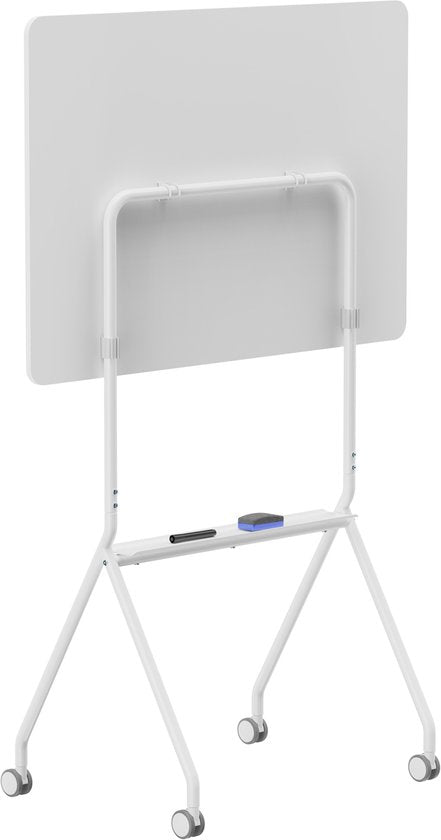 VDD - Whiteboard - White Board - Whiteboard op Wielen - White board op wielen - Whiteboard met Plank - Whiteboard Enkelzijdig