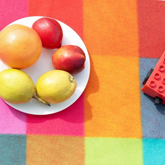 Detex Picknickkleed - 200x200cm XXL Waterdicht Opvouwbaar - Pixel