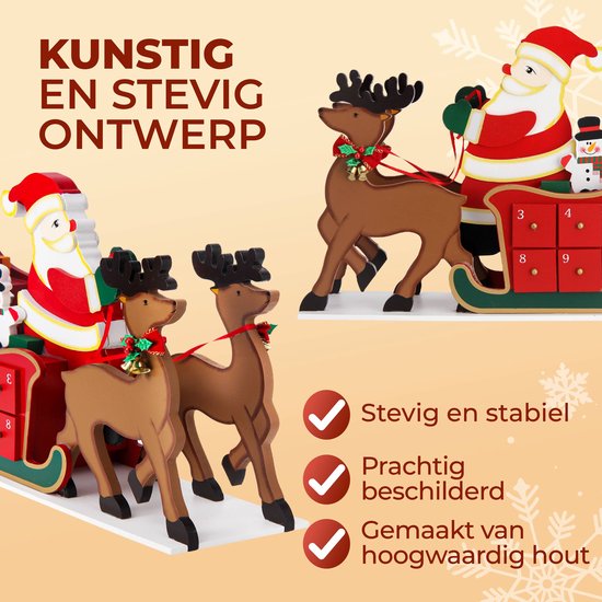 Spielwerk Herbruikbare Adventskalender – Slee 24 Deuren