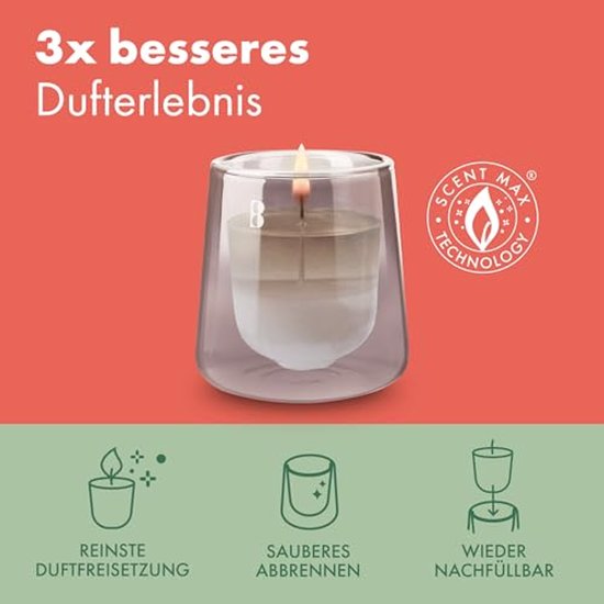 Bolsius Geurkaars Clean Light Starterkit Gardenia / Vijg