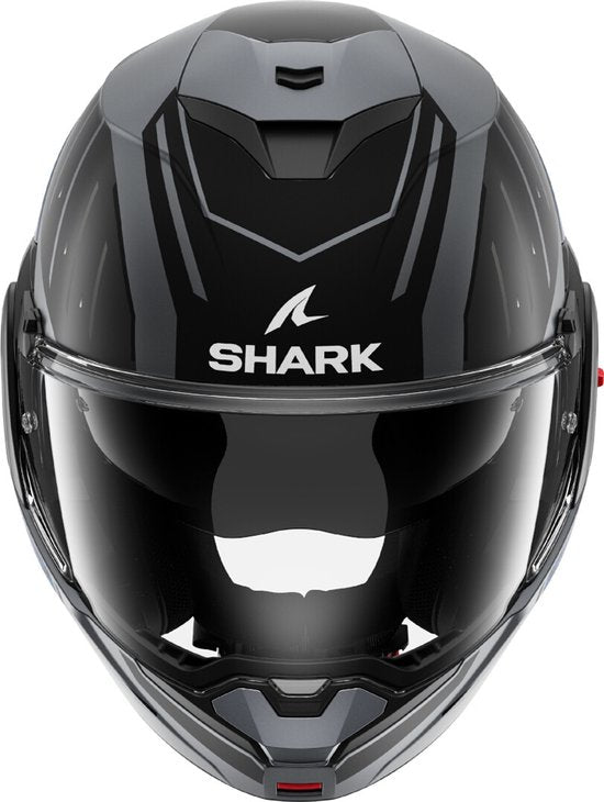 SHARK Oxo Rydger Mat Antraciet Blauw Zwart ABK Systeemhelm - Maat L - Helm