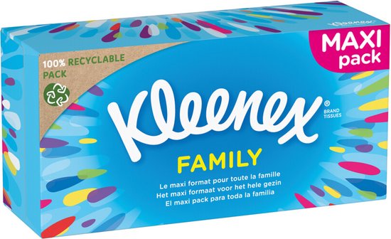 Kleenex Tissues Familie 128 stuks
