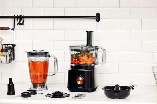 Buccan – Keukenmachine – 8in1 multifunctionele keukenmachine – Rose goud