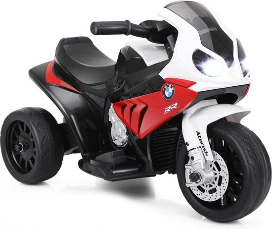 Coast Elektro Kindermotor met 3 Wielen - BMW Design - Oplaadbare 6V Batterij - 37 x 66 x 44,5 cm - Rood/Zwart/Wit