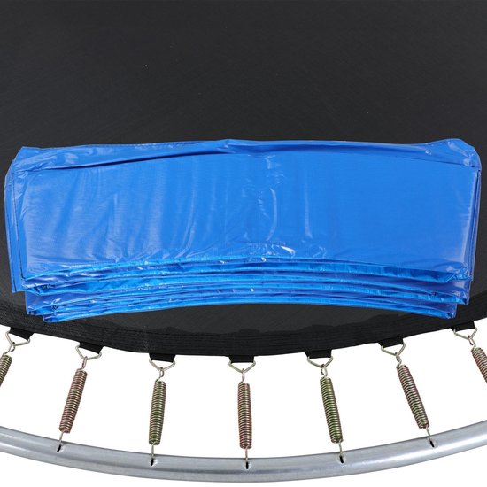 Monzana Trampoline Beschermrand - Doorsnede PVC UV Bestendig 366cm Blauw Tuin