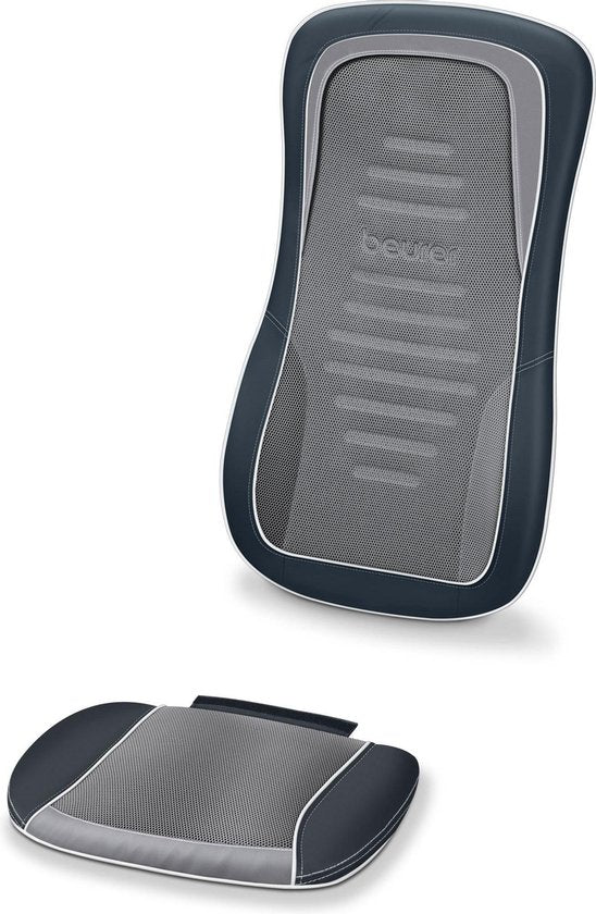 Beurer MG 315 Shiatsu Massagekussen - Massagestoel - Nek en rug - Bodyscan - 3 Programma's - 4 Verstelbare massagekoppen - Timer - Verwarming