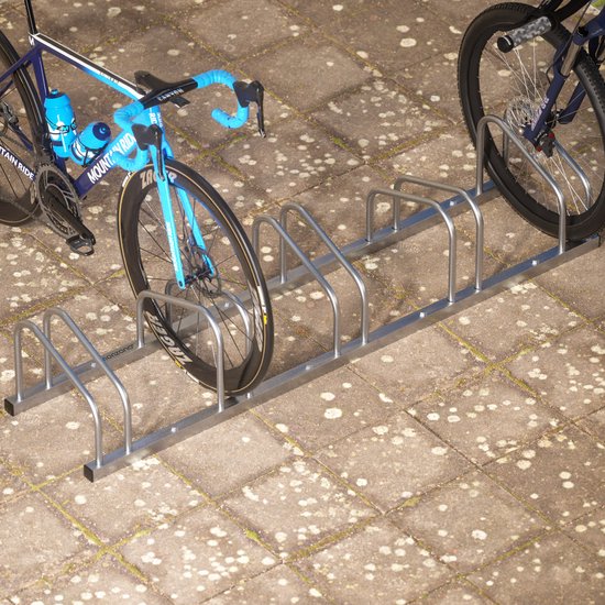 Monzana Fietsenrek 5 Fietsen - Bandbreedte 30-65mm - 37cm Wielafstand