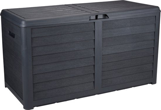 Lifetime Garden Tuinkussenbox – Slotoptie – 420 liter – 117,3 x 65,3 x 54,8 cm – Zwart