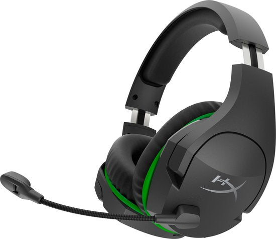 HyperX Cloud Stinger Core Draadloze Gaming Headset - Zwart groen - Xbox Series X|S/Xbox One