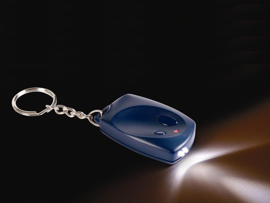 Velleman MK143 zaklamp Blauw Sleutelhanger-zaklamp