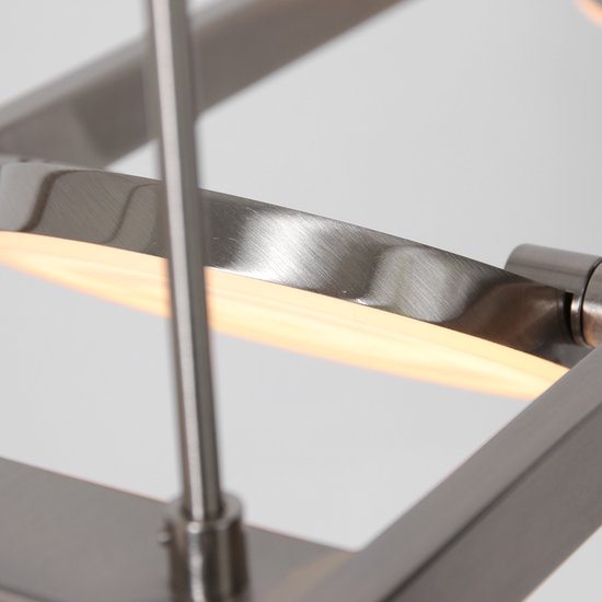 Hanglamp Soleil 3516ST Staal 4000 Lumen | Hoogte instelbaar | Steinhauer | Design en functioneel binnen verlichting