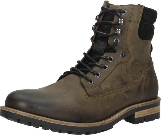 PME Legend - Heren Veterschoenen Cargotanker Khaki - Groen - Maat 44