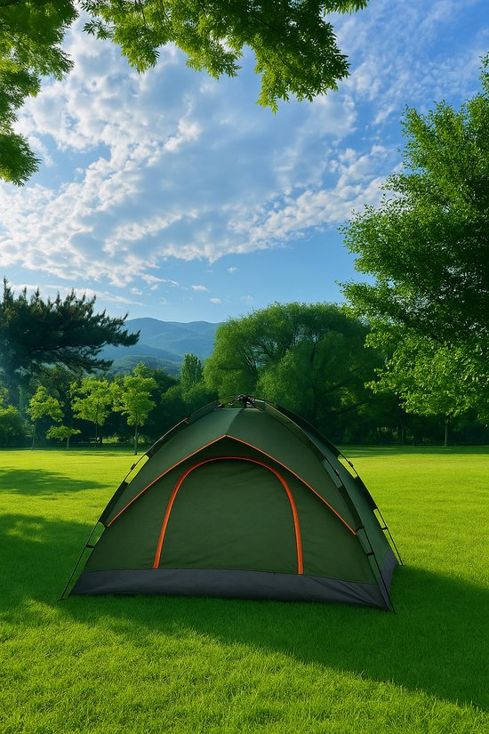 VDD - pop-up tent - pop-uptent - pop-up tent 1 persoons - tent - pop-up tent waterdicht - 200x150x110 - 1 persoons - groen