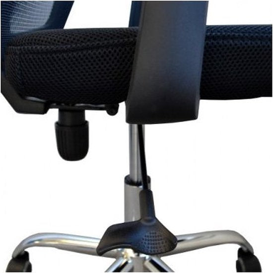 BRASQ OC200 Ergonomische Bureaustoel Zwart met Ademend Mesh - Bureaustoelen - In hoogte verstelbaar - Gaming stoel 49 x 47 x 94 cm