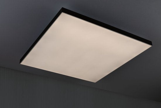 LED-paneel Loria Rainbow dynamicRGBW hoekig 595x595mm 31W 2820lm RGB+ Zwart dimbaar