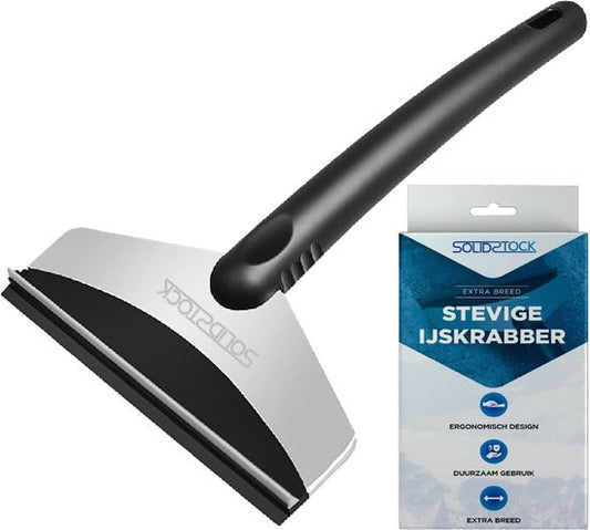 SolidStock IJskrabber Auto - Extra breed - Raamkrabber - Ergonomisch Design