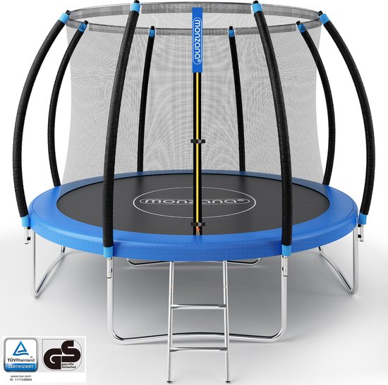 Monzana Trampoline - 305cm Incl Veiligheidsnet Rand Ladder - Blauw