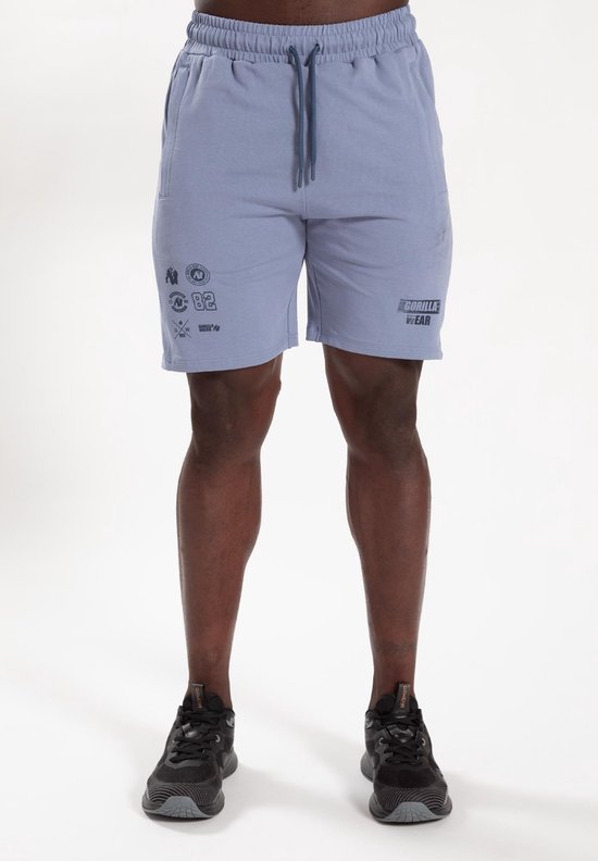 Gorilla Wear Lopez Shorts - Stonewash Blauw - L